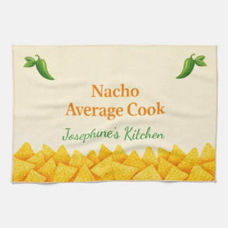 Paño De Cocina Personalized Nacho Average Cook Funny Tea Towel
