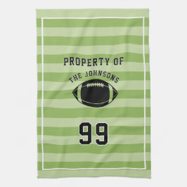 Paño De Cocina Personalized Sports Towel | Custom Football Player