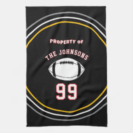 Paño De Cocina Personalized Sports Towel | Custom Football Player