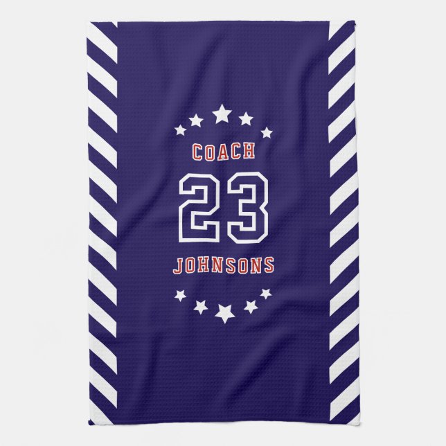 Paño De Cocina Personalized Sports Towel Custom team merch  (Vertical)