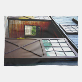 Paño De Cocina Perspectiva de la puerta de la barra