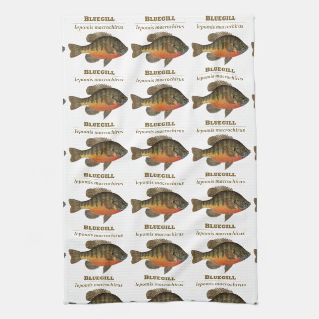 Paño De Cocina Pesca de aleta azul (Vertical)
