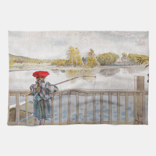 Paño De Cocina Pesca de Lisbeth de Carl Larsson