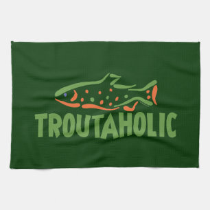 Paño De Cocina Pesca de pescadores de trucha