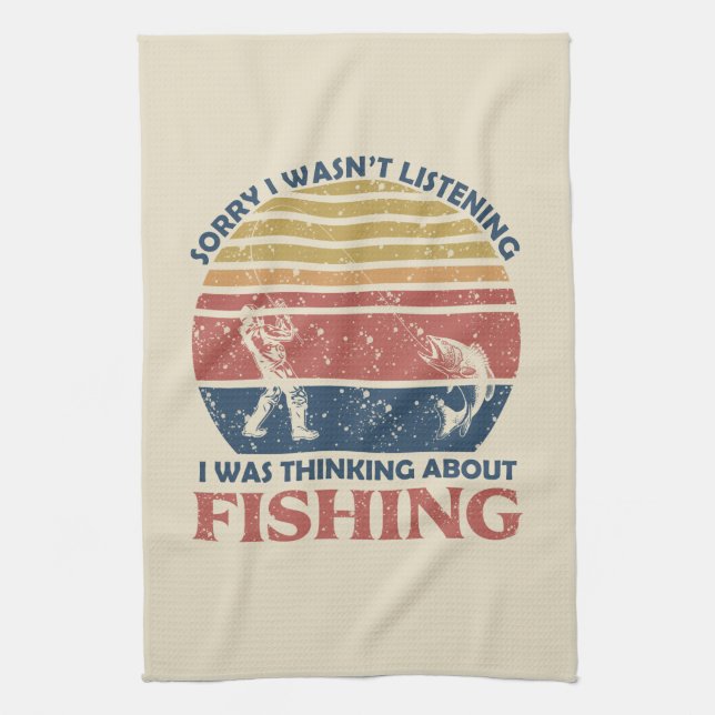 Paño De Cocina Pesca divertida (Vertical)