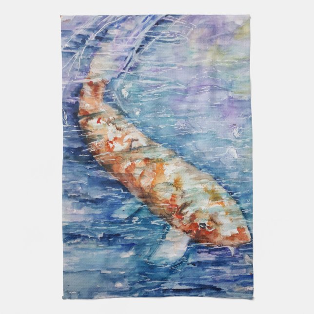 Paño De Cocina Pescado de carpa (Vertical)