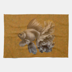 Paño De Cocina Pescado de oro