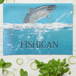 Paño De Cocina Pescado En Agua En Michigan