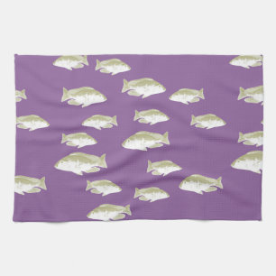 Paño De Cocina Pescado morado