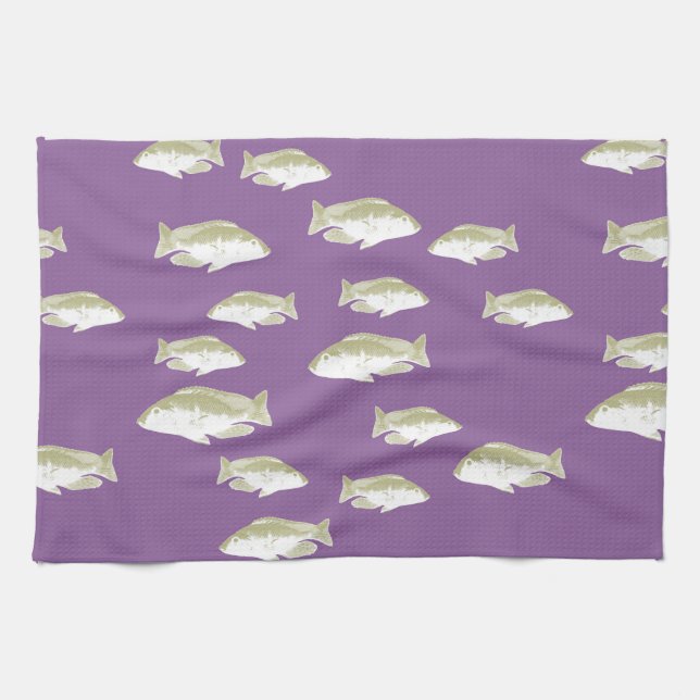 Paño De Cocina Pescado morado (Horizontal)