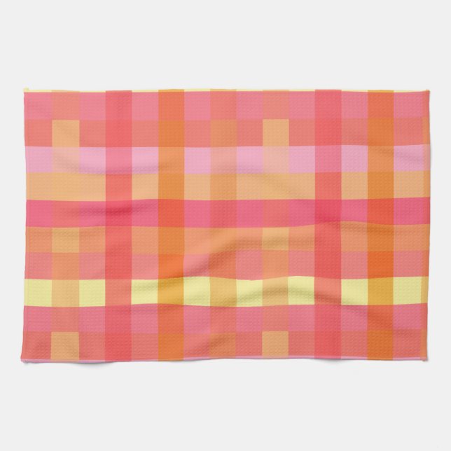 Paño De Cocina Pescado rosa y naranja (Horizontal)