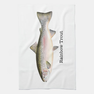 Paño De Cocina Pescados de la trucha arco iris