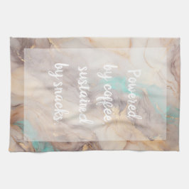 Paño De Cocina Petal dorado - blanco