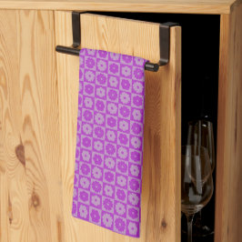 Paño De Cocina Pétalos en Silencio 01. Estampado floral.