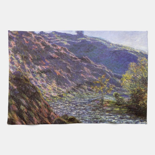 Paño De Cocina Petite Creuse, Luz solar de Claude Monet (Horizontal)