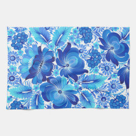 Paño De Cocina Petrikivka Ukrainian traditional folk art. 