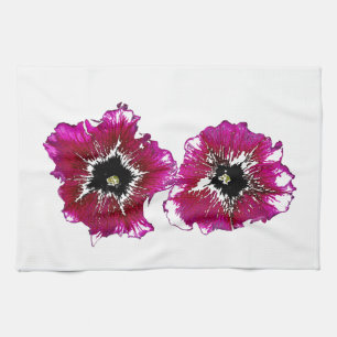 Paño De Cocina Petunias de Verano