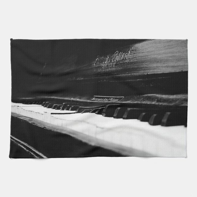 Paño De Cocina Piano antiguo (Horizontal)