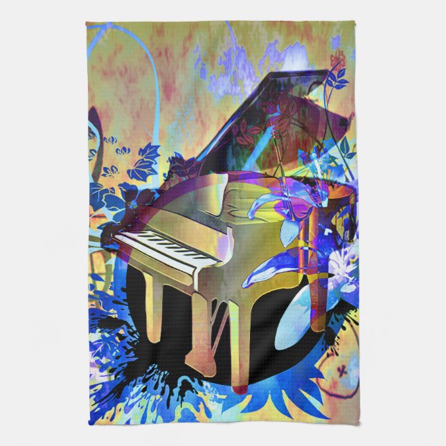 Paño De Cocina Piano Funky (Vertical)
