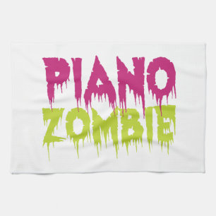 Paño De Cocina Piano Zombie