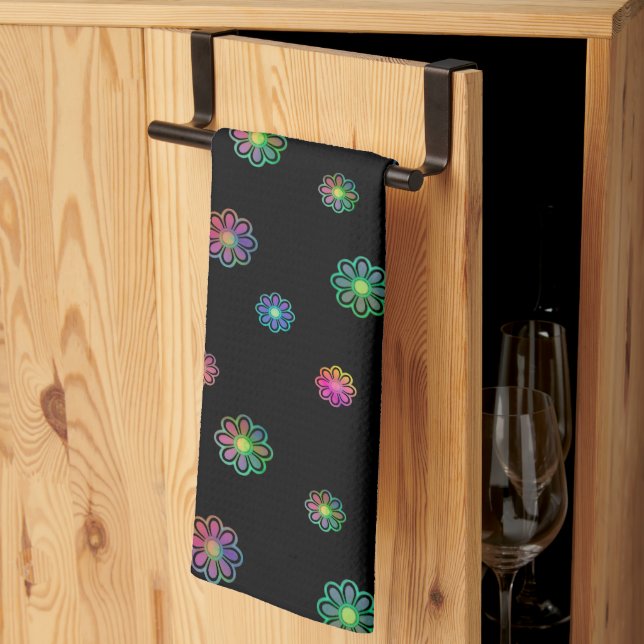 Paño De Cocina Pick a Posy Custom Background  (Pliegue de tercios)