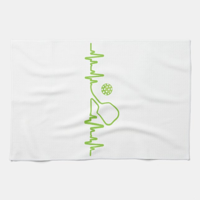 Paño De Cocina Pickleball Art Para Hombres Mujeres Picklebal (Horizontal)