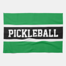 PICKLEBALL Athletic Bright Green Stripes Black