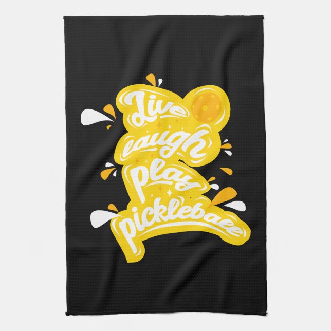 Paño De Cocina Pickleball - Live Lauren Play Pickleball (Vertical)