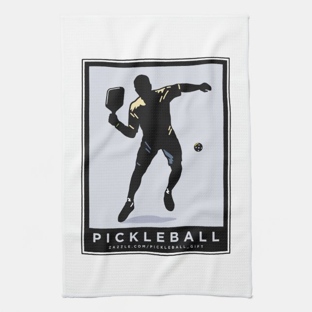 PAÑO DE COCINA PICKLEBALL SILHOUETTE CLASSIC (Vertical)