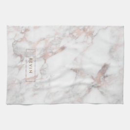 Paño De Cocina Piedra de mármol rosa dorado de lujo