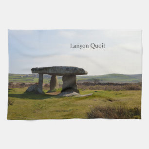Paño De Cocina Piedras derechas Cornualles Inglaterra del Quoit