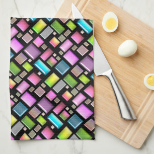 Paño De Cocina Piedras preciosas y madre de perlas