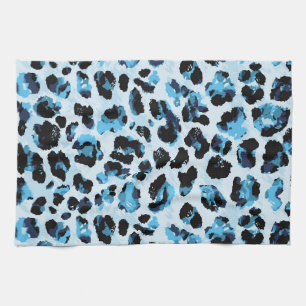 Paño De Cocina Piel leopardo Cheetah: tinte vinícola acuarela