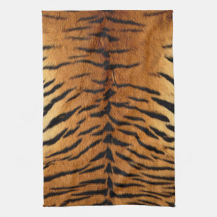 Paño De Cocina Pieles de animales de la jungla tribal Tigre Impri
