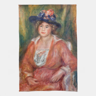 Paño De Cocina Pierre-Auguste Renoir - Retrato de mujer sentada