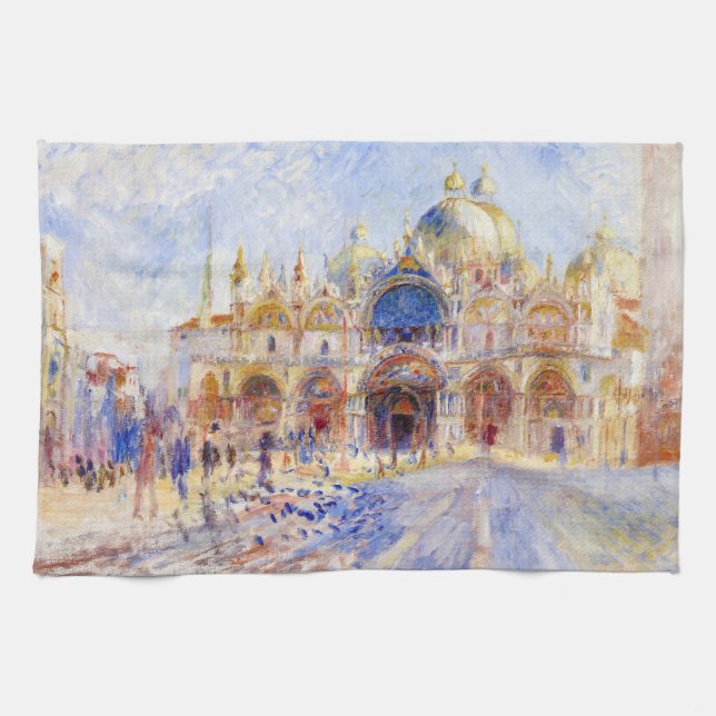 Paño De Cocina Pierre-Auguste Renoir - Venecia, Piazza San Marco (Horizontal)