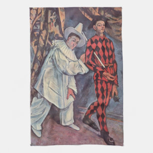 Paño De Cocina Pierrot y Harlequin