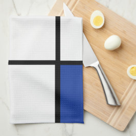 Paño De Cocina Piet Mondrian - Resumen geométrico de la composici