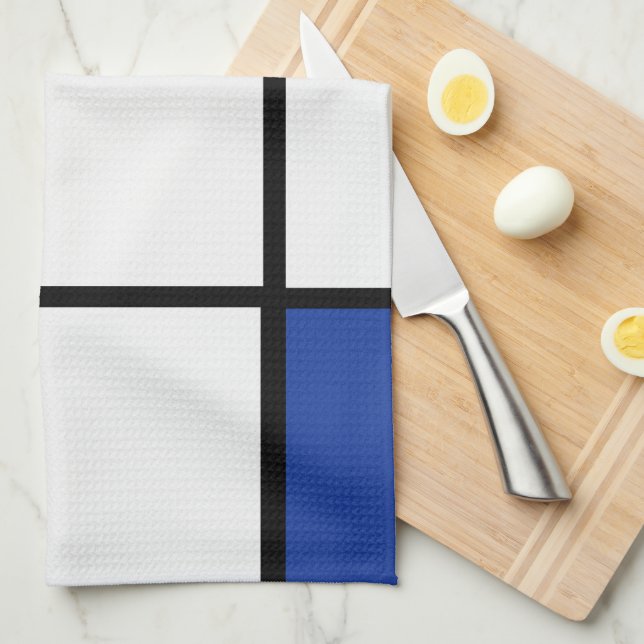 Paño De Cocina Piet Mondrian - Resumen geométrico de la composici (Doblado Cuarto)