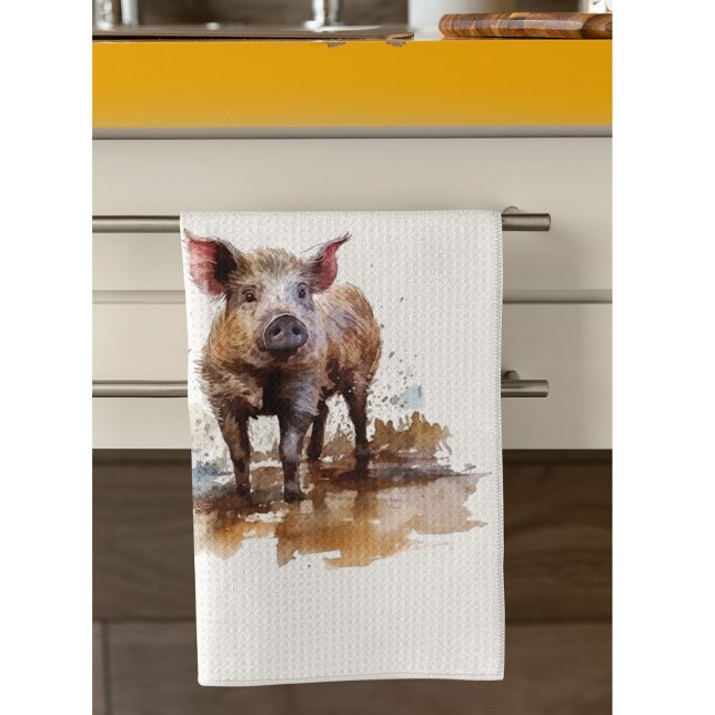 Paño De Cocina Piglet lúdico, personalizado (Subido por el creador)