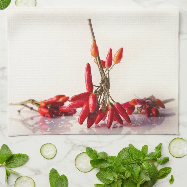 Paño De Cocina Pimientas de chile (Doblado)