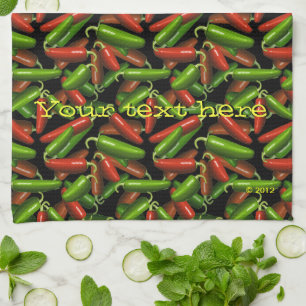 Paño De Cocina Pimientas de chile