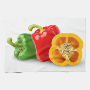Paño De Cocina Pimientos coloridos