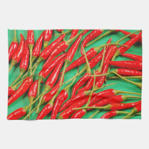 Paño De Cocina Pimientos de ají rojos
