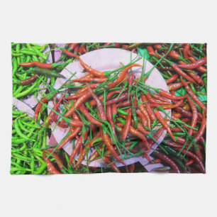 Paño De Cocina Pimientos de chile para ojos de pájaro