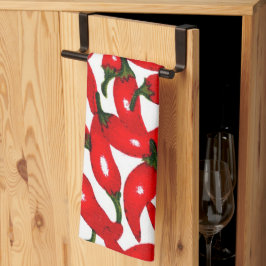 Paño De Cocina Pimientos Picantes Calientes