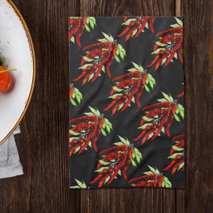 Paño De Cocina pimientos rojos vintage