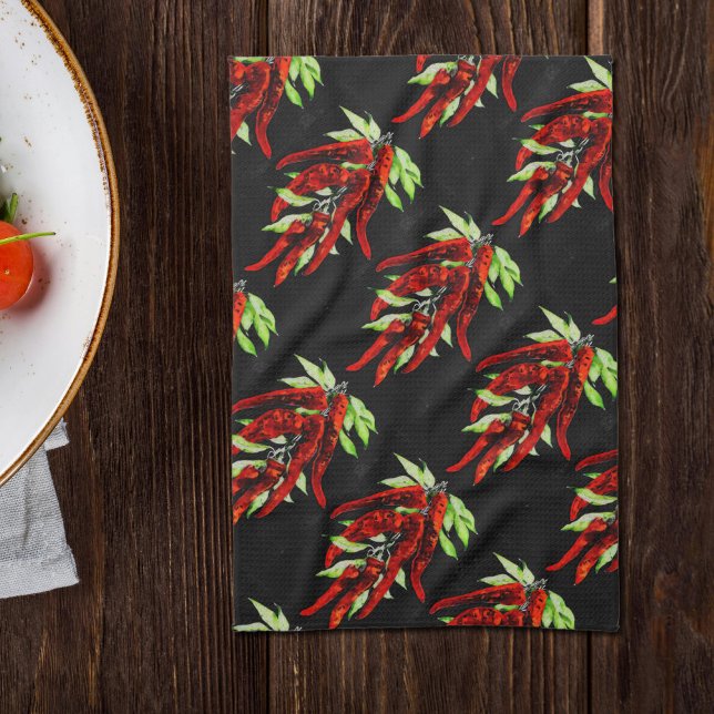 Paño De Cocina pimientos rojos vintage (Subido por el creador)