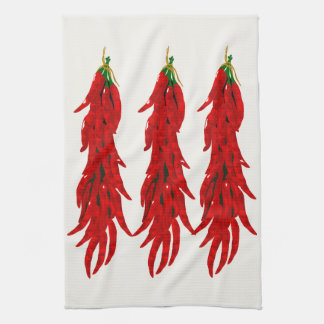 Paño De Cocina Pimientos secos de chile caliente