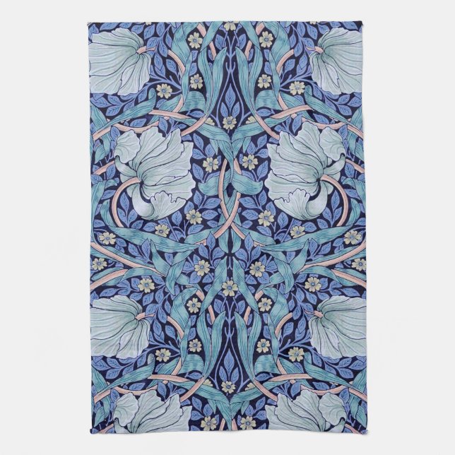 Paño De Cocina Pimpernel Blue, William Morris (Vertical)